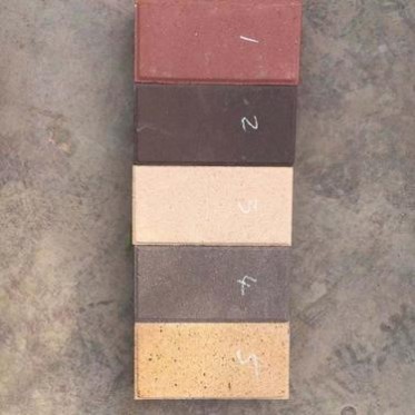 防滑耐磨陶土燒結磚 人行道磚真空燒結磚 透水磚 供應陶土燒結磚