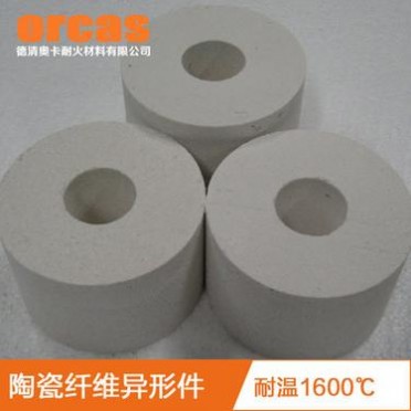多晶莫來石氧化鋁 陶瓷纖維硅酸鋁異形件 防火套管隔熱異形件