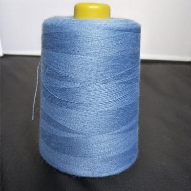 現貨耐高溫防護服芳綸縫紉線高性能阻燃芳綸1313淺藍縫紉線