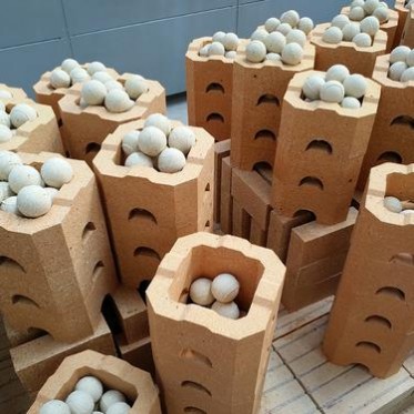 高鋁耐火球 科瑞生產高鋁球 氧化鋁蓄熱球 高強耐磨 節能效果好